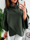 Poncho batwing - pull oversize tendance pour femmes