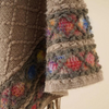 Poncho bohème chic - étole tricotée tendance pour femmes