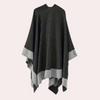 Poncho chic - poncho tricoté pour femmes