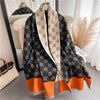 Poncho écharpe en cachemire de luxe - wrap chic pour dames en hiver