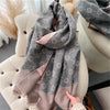 Poncho écharpe en cachemire de luxe - wrap chic pour dames en hiver