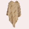 Poncho khaki - joli wrap doux pour femmes