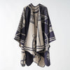 Poncho ouvert à motifs pour femmes