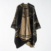 Poncho ouvert à motifs pour femmes