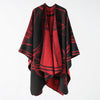 Poncho ouvert à motifs pour femmes