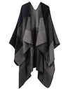 Poncho - poncho surdimensionné coloré pour femmes au style tendance