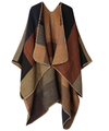 Poncho - poncho surdimensionné coloré pour femmes au style tendance
