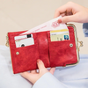 Porte-monnaie vintage à fermoir, élégant et féminin
