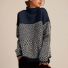 Pull col roulé - sweat en tricot élégant pour femme