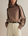 Pull col roulé - sweater oversized chic pour femmes