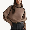 Pull col roulé - sweater oversized chic pour femmes
