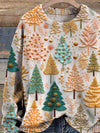 Pull de noël - sweatshirt festif brodé pour femmes