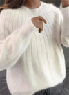 Pull en cachemire tricoté - élégant et doux pour femmes