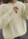 Pull en cachemire tricoté - élégant et doux pour femmes