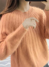 Pull en cachemire tricoté - élégant et doux pour femmes