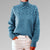 Pull en maille à col roulé pour femmes - sweat en tricot à motifs en relief