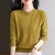 Pull en maille élégant pour femmes - sweat à détails de boutons chic