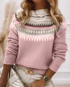 Pull en maille femme - sweat chaleureux au design raffiné