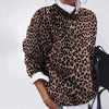 Pull en tricot floral - sweat-texturé pour femme