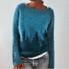 Pull en tricot - sweat artisanal pour femmes avec motif géométrique