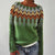 Pull en tricot - sweat artisanal pour femmes avec motif géométrique