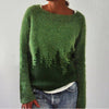 Pull en tricot - sweat artisanal pour femmes avec motif géométrique