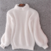 Pull moelleux et fluffy pour femmes - coupe décontractée vintage