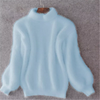 Pull moelleux et fluffy pour femmes - coupe décontractée vintage