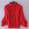 Pull moelleux et fluffy pour femmes - coupe décontractée vintage