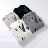 Pull oversized moderne pour femmes - pull en maille stylé avec motif abstrait