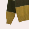 Pull rayé - top tricoté élégant pour femmes avec design à blocs de couleurs