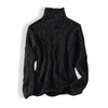 Pull roulé en maille - élégant pull pour femmes
