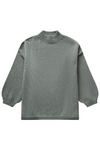 Pull surdimensionné tricoté - sweat élégant pour femmes avec manches bouffantes
