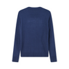 Pull tricoté avec drapeau américain - pull casual bleu marine pour femmes