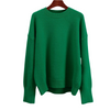 Pull tricoté oversize - jumper tendance pour femmes
