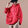 Veste d'hiver matelassée oversize pour femmes avec capuche - manteau isolé stylé pour vos sorties décontractées