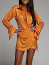 Robe blouse wrap - top chic pour les dames