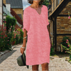 Robe brodée florale - robe d'été élégante pour femmes