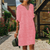 Robe brodée florale - robe d'été élégante pour femmes