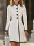 Robe chemise ajustée - manteau classique mi-long élégant pour femmes