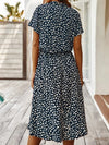 Robe chemise - robe midi décontractée avec ceinture
