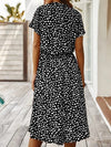 Robe chemise - robe midi décontractée avec ceinture