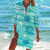 Robe de plage légère style la mer - tenue estivale chic pour femmes