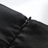 Robe de soirée élégante - robe noire à superpositions pour femmes