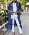 Robe en jean - veste en denim oversize pour femmes