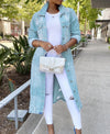 Robe en jean - veste en denim oversize pour femmes