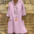Robe en lin - robe chemise féminine au tombé décontracté avec poches