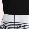 Robe évasée - robe raffinée à manches longues avec pois