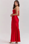 Robe maxi corset sans bretelles - élégante robe de soirée pour les femmes