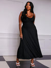 Robe maxi - élégante robe de soirée drapée